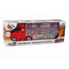 LEAN TOYS Carrinho de Bombeiros Carrinho de Reboque Conjunto de Carrinhos de Brinquedo