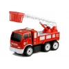 LEAN TOYS Carro de bombeiros com escorrega de aparafusar + ferramentas