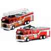LEAN TOYS Veículo de bombeiros com escada 1:32