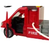 LEAN TOYS Carro de bombeiros vermelho água sons luzes