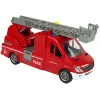 LEAN TOYS Carro de bombeiros vermelho água sons luzes