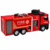 Camião de bombeiros com função de água, cabine metálica, luzes, sons 1:12 da LEAN TOYS