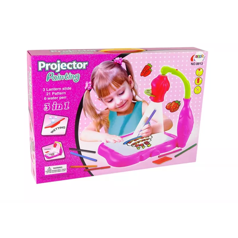 LEAN TOYS Projetor de Flores para Desenhar com Marcadores Mágicos