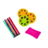 LEAN TOYS Projetor de Flores para Desenhar com Marcadores Mágicos