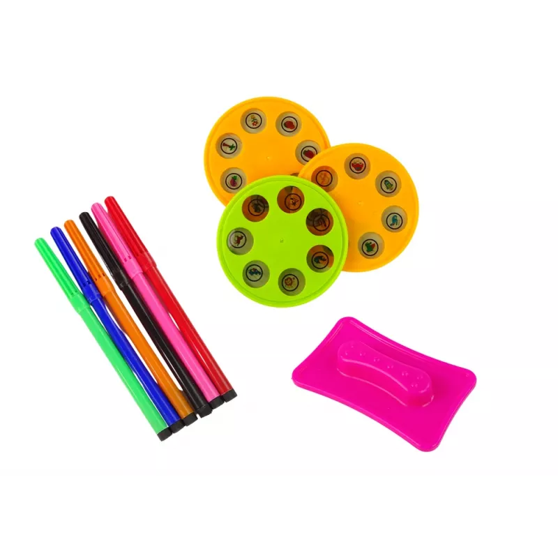 LEAN TOYS Projetor de Flores para Desenhar com Marcadores Mágicos