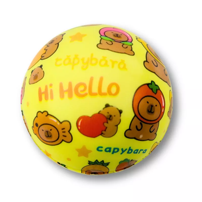 LEAN TOYS bola de espuma para saltar capivara 6,5 cm