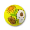 LEAN TOYS bola de espuma para saltar capivara 6,5 cm
