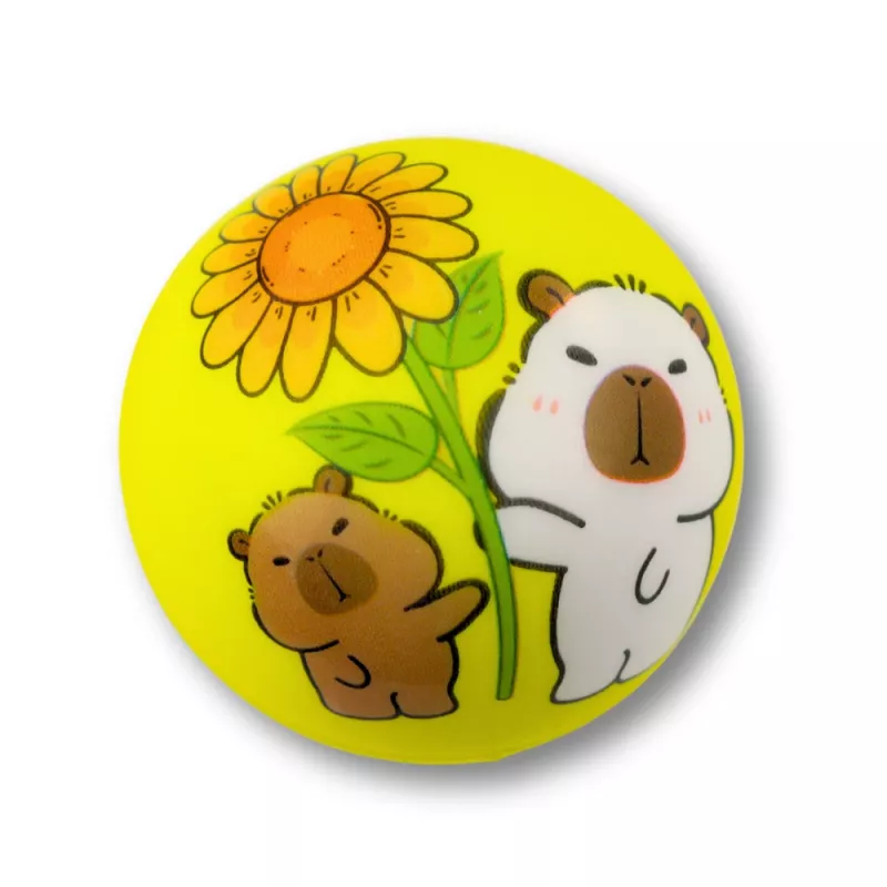 LEAN TOYS bola de espuma para saltar capivara 6,5 cm