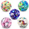 LEAN TOYS Bola de espuma com relevos para saltar anti-stress unicórnio 7cm