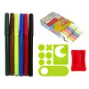 LEAN TOYS Mala Quadro Negro Dobrável 2em1 - Giz e Marcador