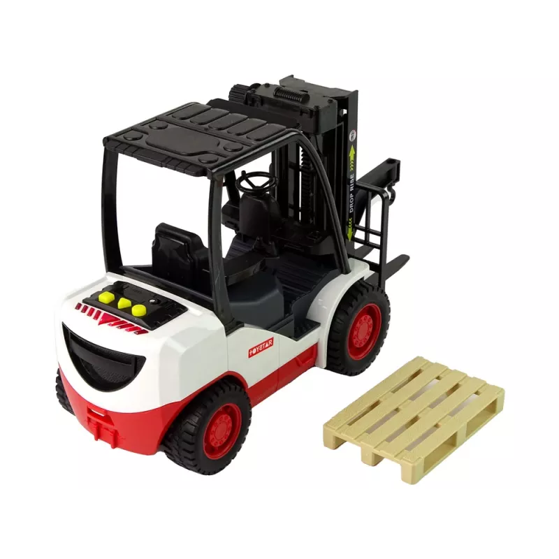LEAN TOYS Empilhador com Garfos Móveis e Palete