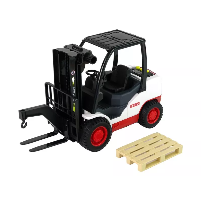 LEAN TOYS Empilhador com Garfos Móveis e Palete