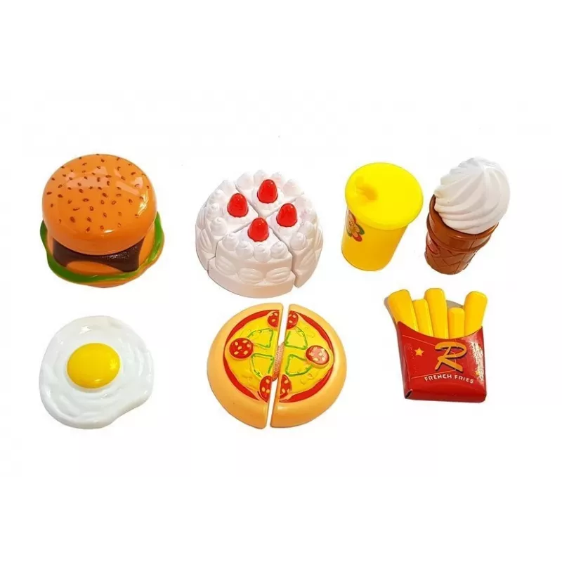 LEAN TOYS Conjunto de Corte de Frutas e Legumes