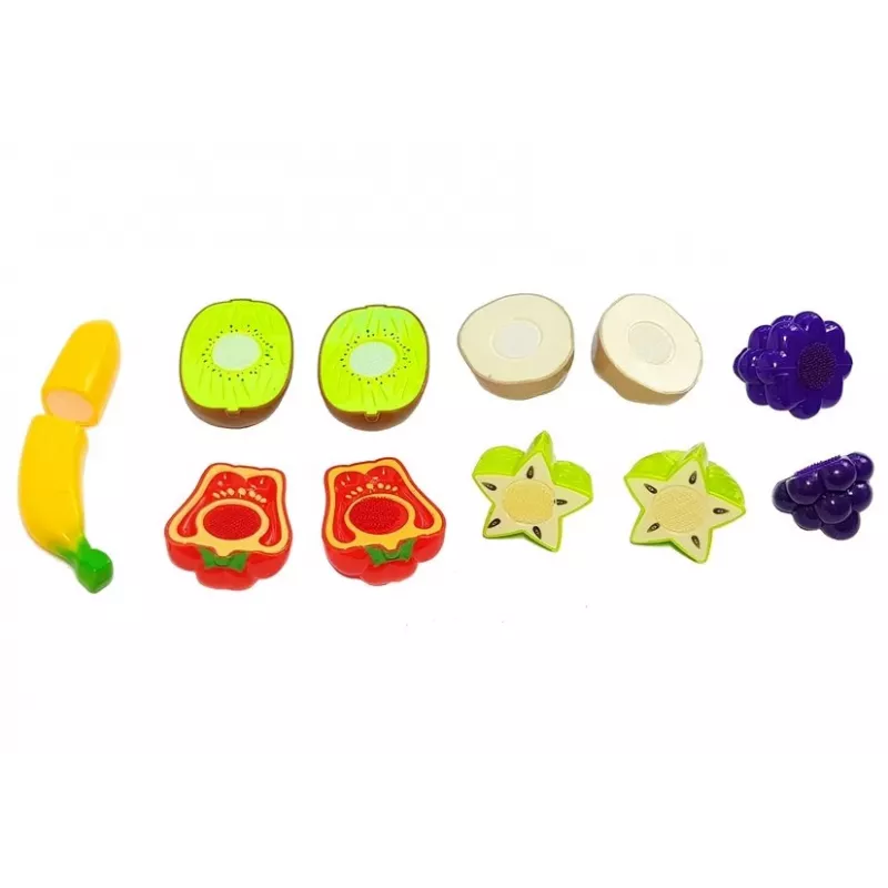 LEAN TOYS Conjunto de Corte de Frutas e Legumes