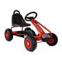 LEAN TOYS G201 Kart a pedais vermelho