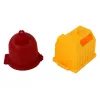Camião do lixo com grua propulsão por fricção LEAN TOYS Laranja 1:16