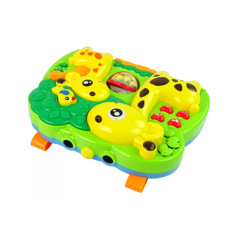 LEAN TOYS Girafa Projetor 2em1 - Móbil de Berço para Bebés