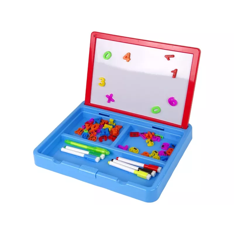 LEAN TOYS Quadro de desenho magnético 2 em 1 com tinta brilhante