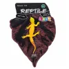 LEAN TOYS Golden Gecko Figura de borracha esticável réptil realista 15,5 cm