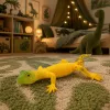 LEAN TOYS Golden Gecko Figura de borracha esticável réptil realista 15,5 cm