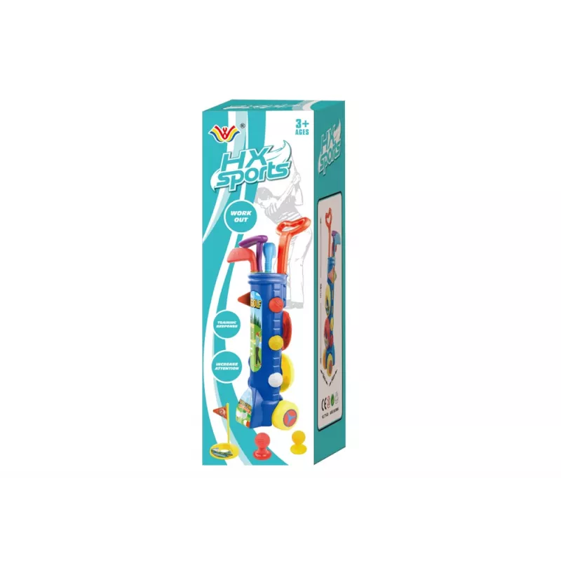 LEAN TOYS Conjunto de Golfe para Crianças Mini Golfe Jogo com Amigos