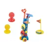 LEAN TOYS Conjunto de Golfe para Crianças Mini Golfe Jogo com Amigos