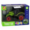 Trator verde de 15 cm com propulsão por fricção LEAN TOYS