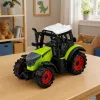 Trator verde de 15 cm com propulsão por fricção LEAN TOYS