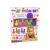 LEAN TOYS Conjunto de Pintura de Cabelo para Crianças 5 Cores Borracha