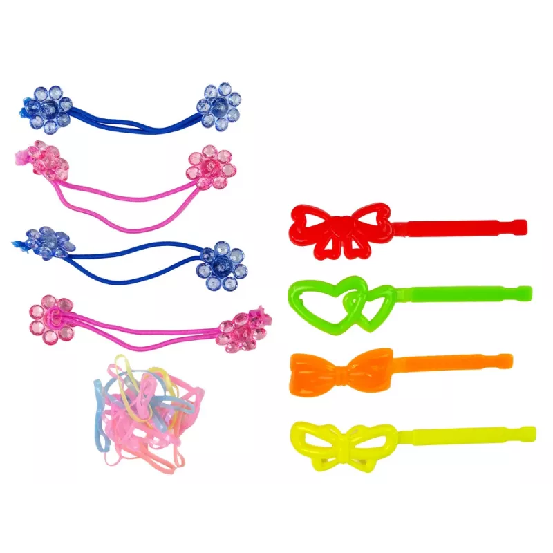 LEAN TOYS Conjunto de Pintura de Cabelo para Crianças 5 Cores Borracha