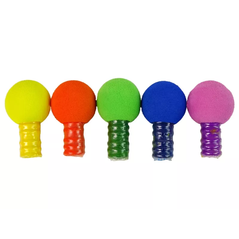 LEAN TOYS Conjunto de Pintura de Cabelo para Crianças 5 Cores Borracha