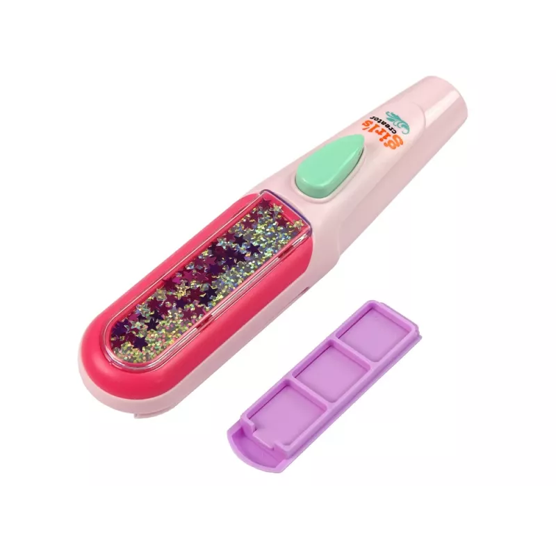 LEAN TOYS Conjunto de coloração de cabelo com prancha e mechas 6 cores