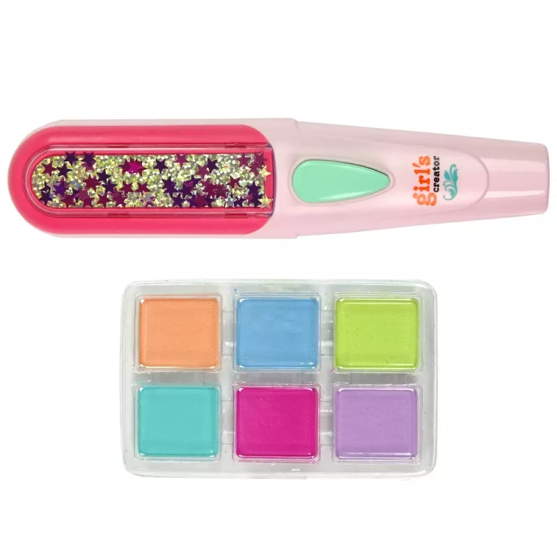 LEAN TOYS Conjunto de coloração de cabelo com prancha e mechas 6 cores