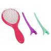 LEAN TOYS Conjunto de coloração de cabelo com prancha e mechas 6 cores