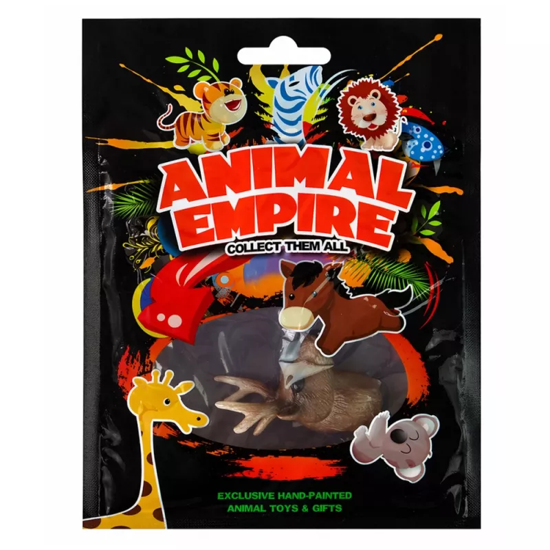 LEAN TOYS Anel de Mão Animais Educativos Veado