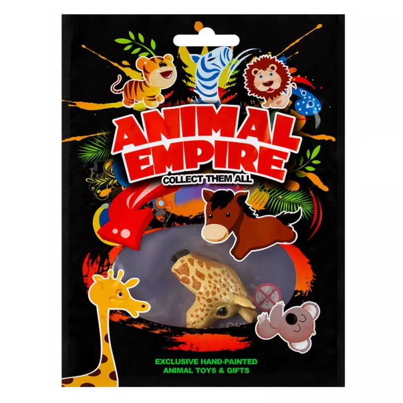 LEAN TOYS Anel de Mão Animais Educativos Girafa