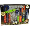 LEAN TOYS Conjunto de handyman ferramentas chave de fendas martelo serra