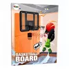 LEAN TOYS Cesto de Basquetebol Suspenso com Tábua, Contador de Pontos, Luzes e Som
