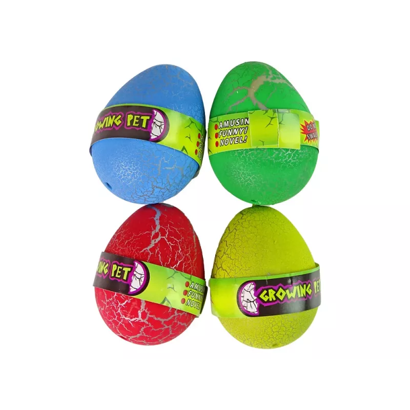 LEAN TOYS ovo de dinossauro mágico que eclode e cresce 6 cm colorido