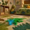 LEAN TOYS Horned Lizard Figura de borracha esticável realista 20 cm