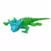 LEAN TOYS Horned Lizard Figura de borracha esticável realista 20 cm
