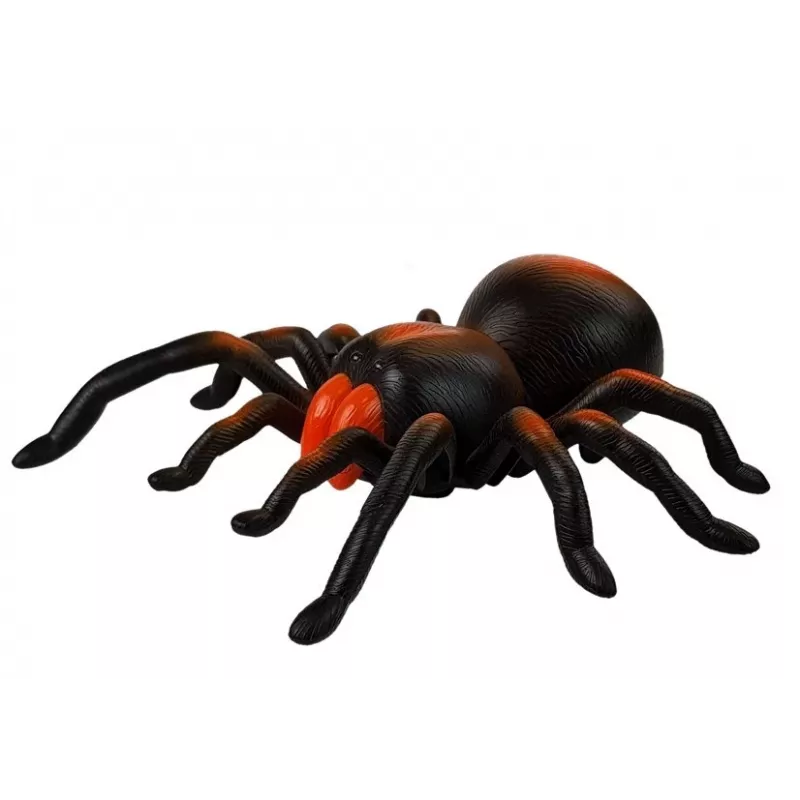 LEAN TOYS Aranha Gigante a Pilhas Controlada por Rádio R/C Preto-Laranja
