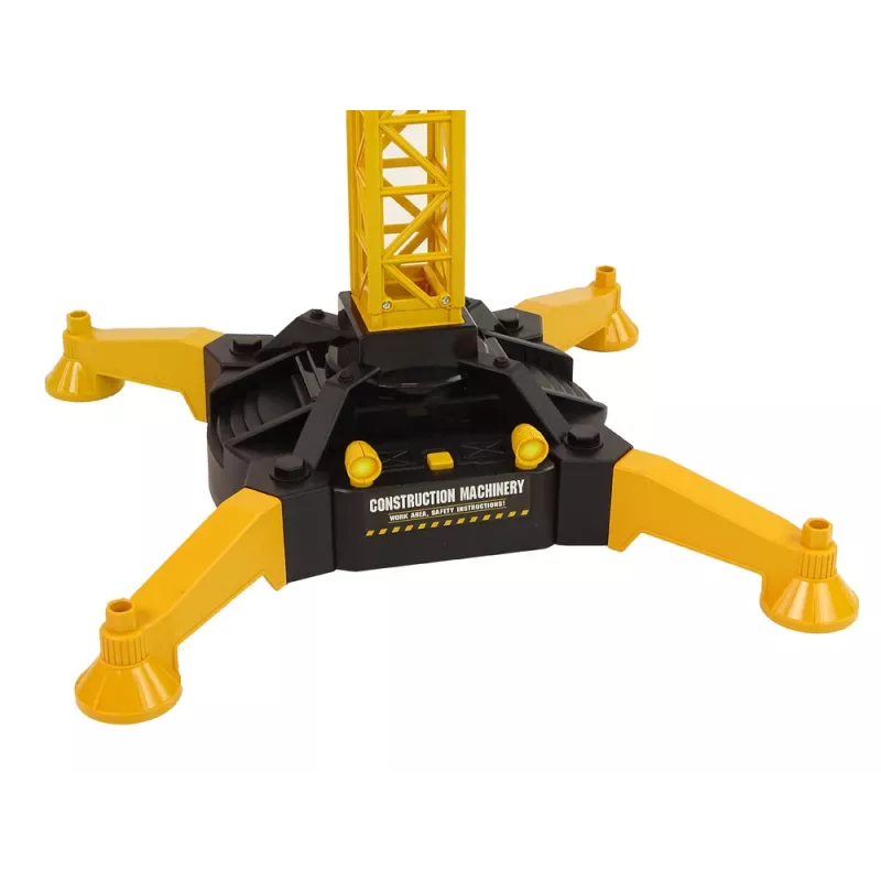 LEAN TOYS Grua Gigante com Telecomando R/C Altura 183 cm 2 Níveis de Trabalho