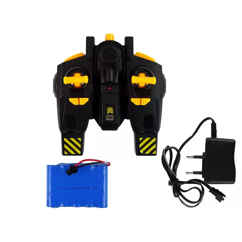 LEAN TOYS Escavadora Gigante Carregadora R/C Telecomandada Rotação 360 Graus Luzes LED