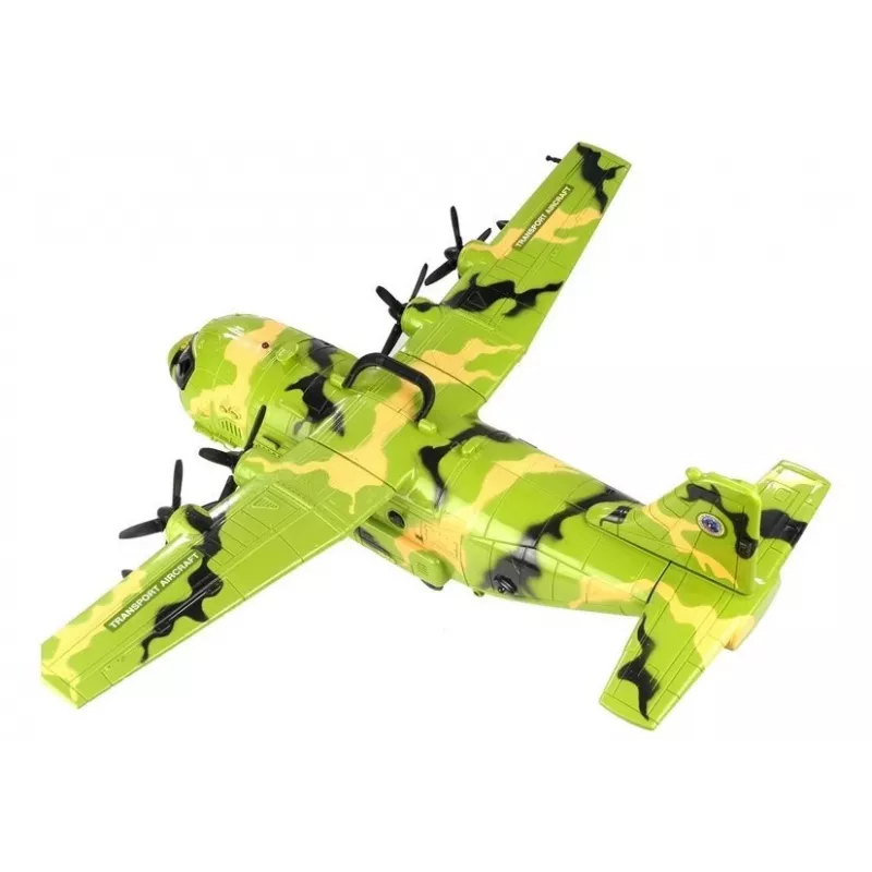 Avião militar gigante LEAN TOYS 55cm com acessórios