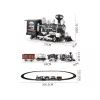 LEAN TOYS Comboio enorme com som, luz e fumo 206,5 cm x 153,5 cm