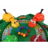 LEAN TOYS Jogo de arcada rãs esfomeadas alavanca bolas
