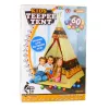 LEAN TOYS Tenda Tipi Indiano base para crianças + 60 bolas 155 cm