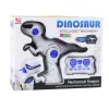LEAN TOYS Robô dinossauro RC inteligente Tyrannosaurus Rex telecomandado – 2,4 GHz, olhos LED, sons de rugido