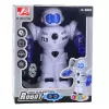 LEAN TOYS Robô inteligente telecomandado com comando RC, luzes e sons